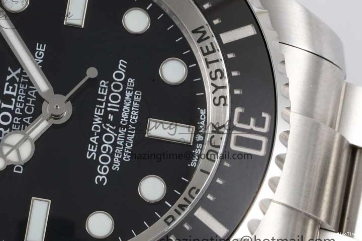 MiroTime 0505 ComfortFit Sea-Dweller 126660 No Date APF Best Edition Black Dial on SS Bracelet VR 2031